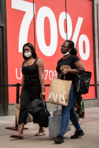 London retail reopens following the Covid-19 closures.