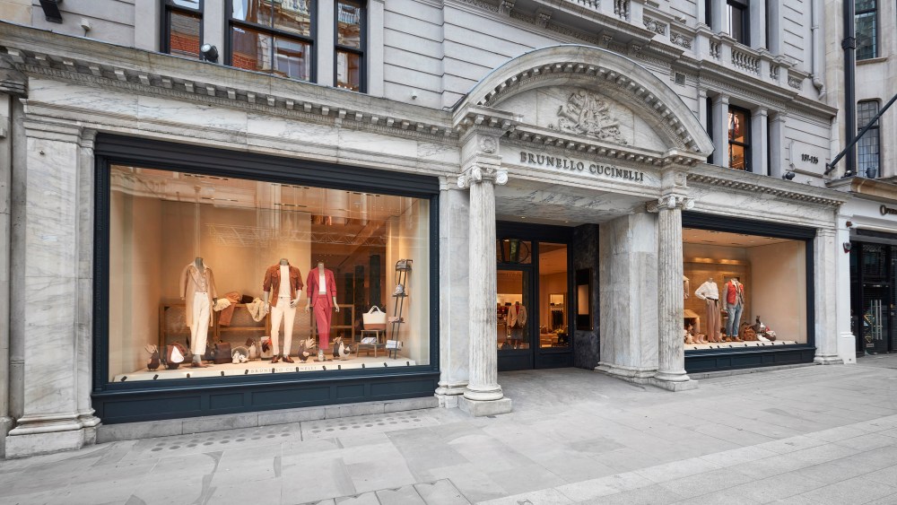 Brunello Cucinelli new store on London's New Bond Street