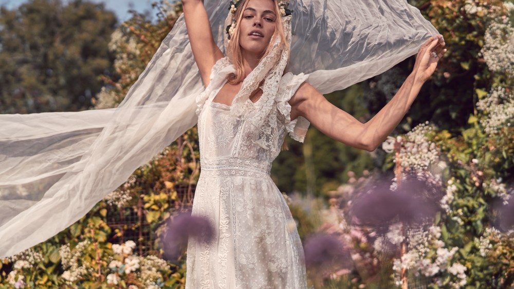 A look from LoveShackFancy's bridal collection.