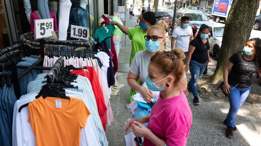 Retail apparel prices were down a seasonally adjusted 2.3 percent in May after declining 4.7 percent in April and 2 percent in March.