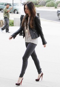 Megan Fox, Christian Louboutin shoes