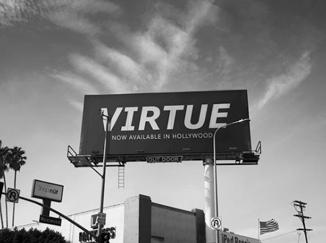 A Denim of Virtue Instagram post.