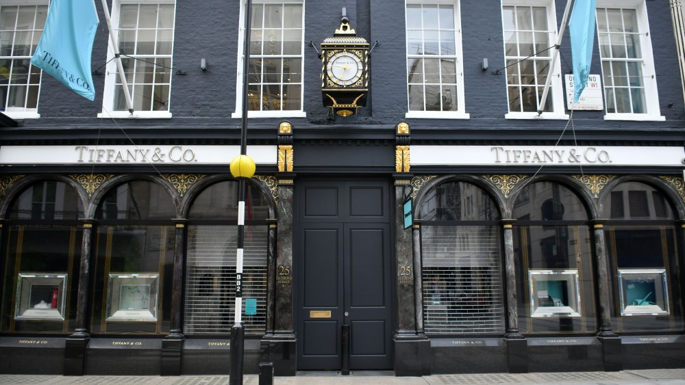 Tiffany & Co. store in london closed