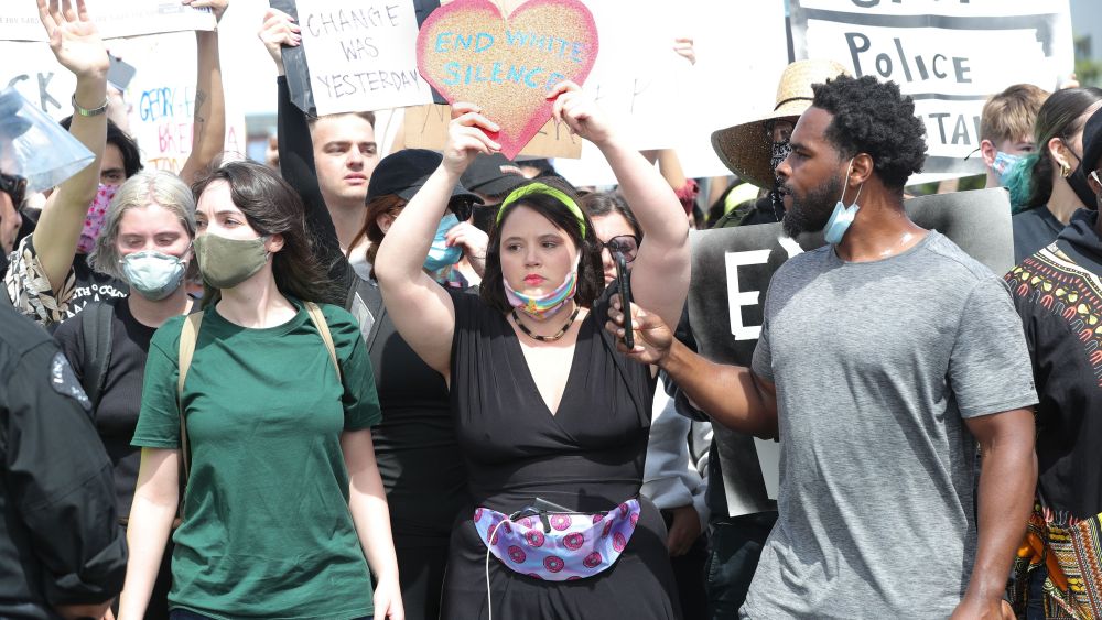 Black Lives Matter protest in Los Angeles