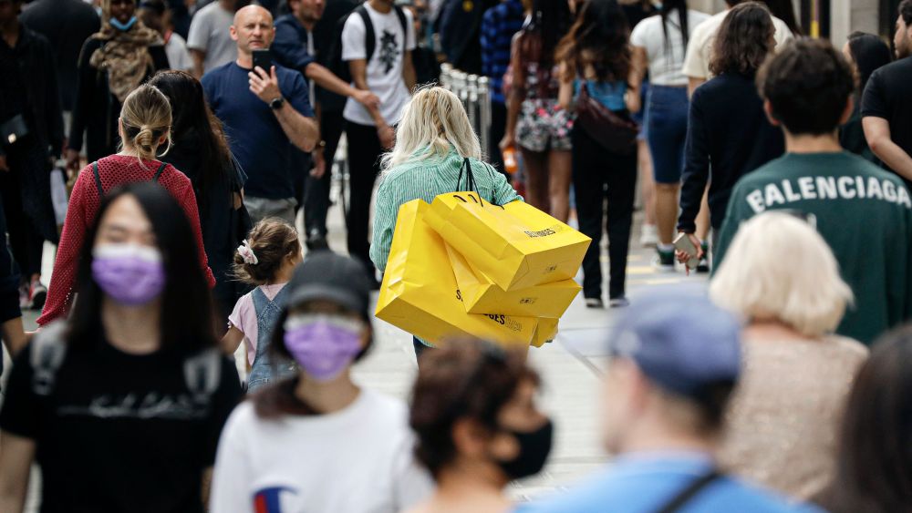 post-coronavirus lockdown shopping London Selfridge's