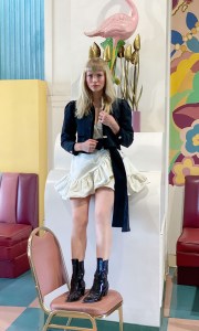 Mosha Lundström Halbert for Tanya Taylor Resort 2021