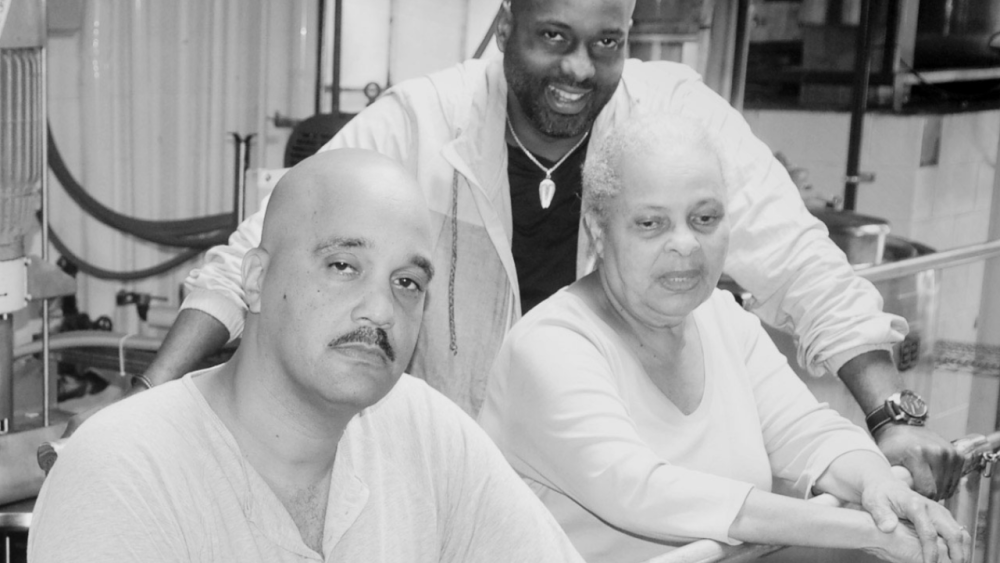 Richelieu Dennis with Sundial's co-founders Nyema Tubman and Mary Dennis.