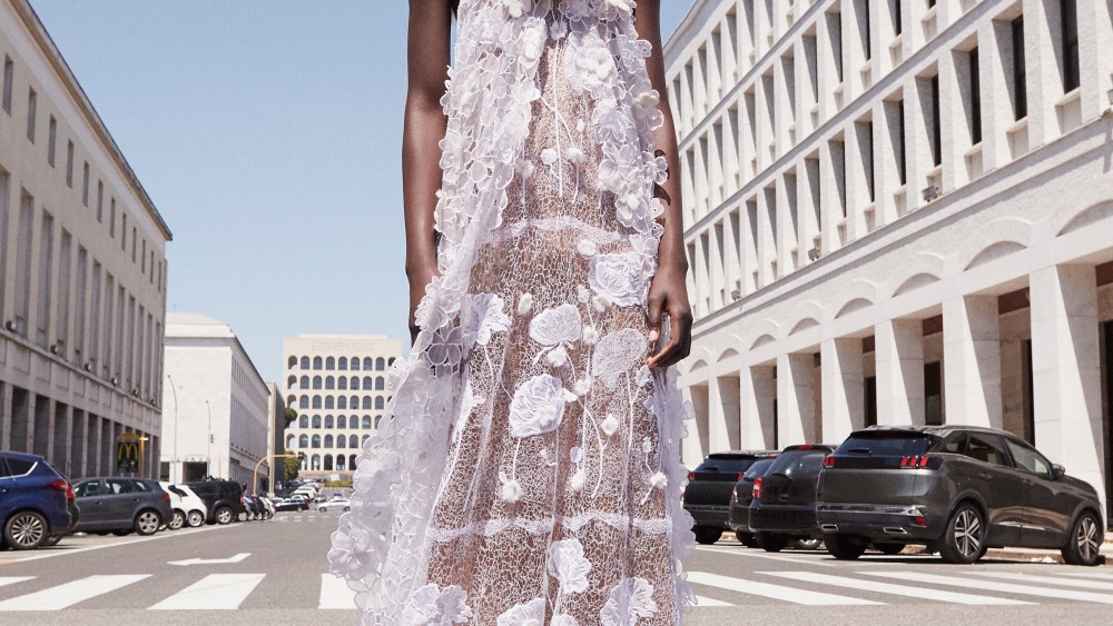 A vintage Fendi couture design.