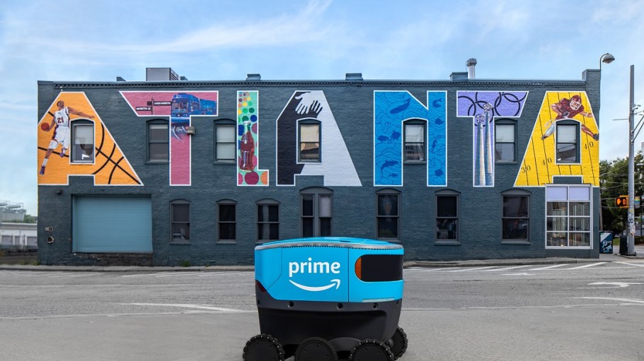 Amazon expanded its field test of the Scout last-mile delivery robot to deliver packages to some customers in Atlanta and Franklin, Tenn.