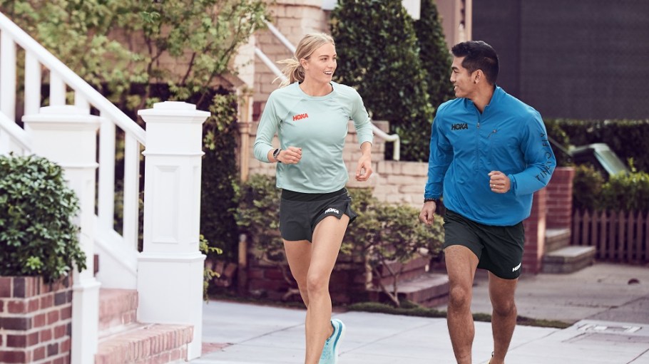 Hoka One One has partnered with Polartec on a collection of performance shirts for male and female athletes using Power Dry technology.