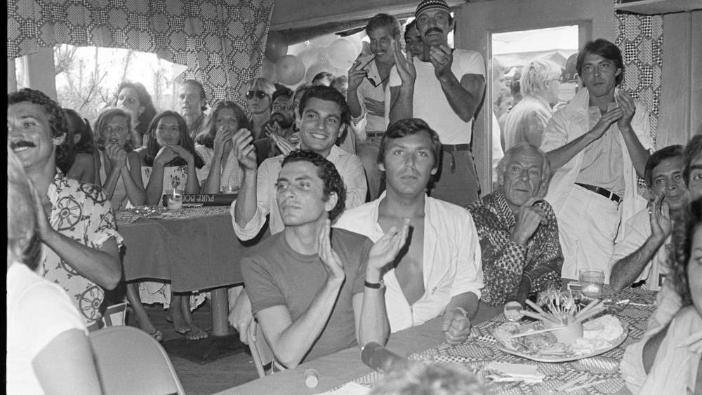 The fashion crowd has always flocked to Fire Island. On the far left, designer DD Dominick joined in a round of applause.