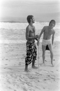 Sarongs were a staple for men and women on the island in the Seventies.