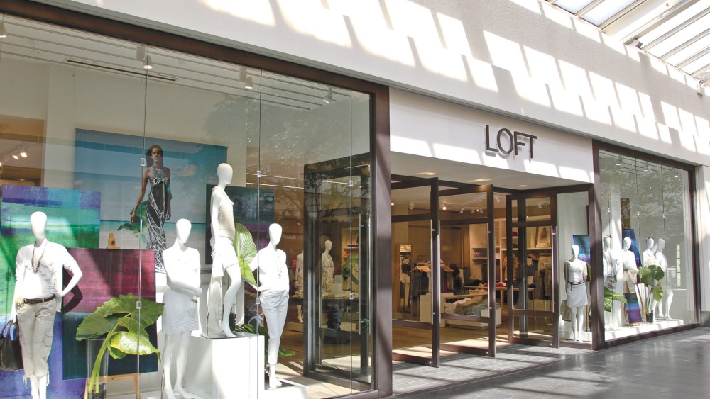 Exterior of the Anne-Taylor Loft store in Paramus, N.J.