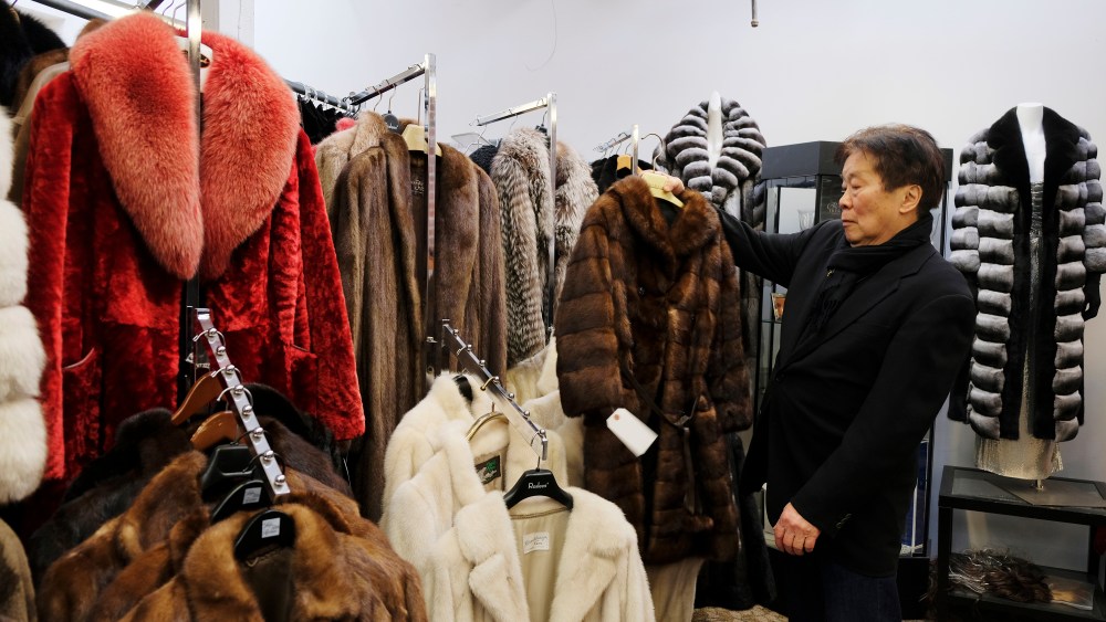 One of the only fur showrooms in San Francisco before the ban was approved in 2018.