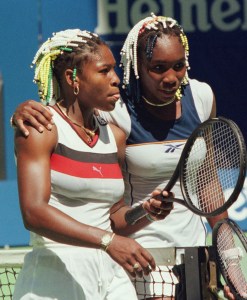 Serena and Venus Williams, 1998.