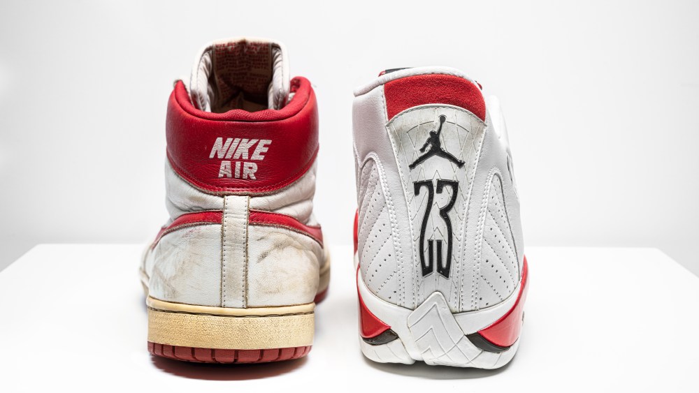 The Nike Air Ship and Air Jordan IV sneakers