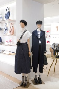 Mannequins in nautical styles greet shoppers on the main floor.