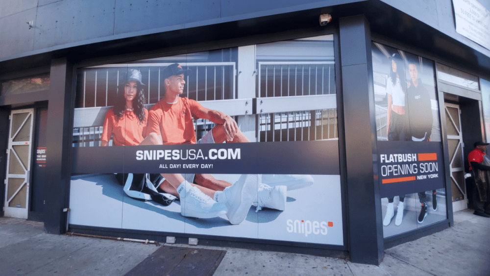 Snipes in Brooklyn.