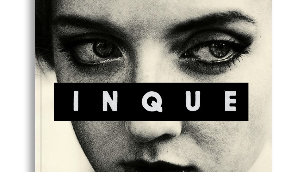 A mock-up of Inque's debut cover. The magazine will come out once a year for the next 10 years.