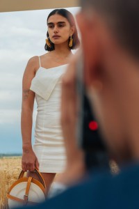 Backstage at Jacquemus RTW Spring 2021
