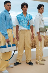 Backstage at Jacquemus RTW Spring 2021