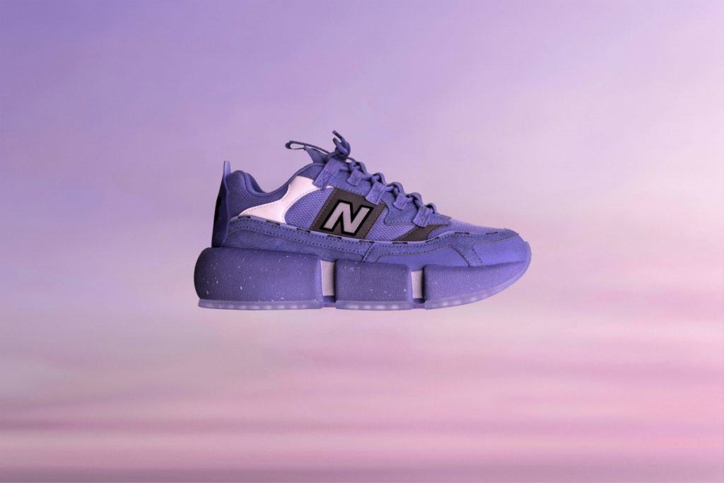 New Balance tapped Hollywood scion Jaden Smith to create a vegan-friendly sneaker that incorporates eco-responsible recycled materials.