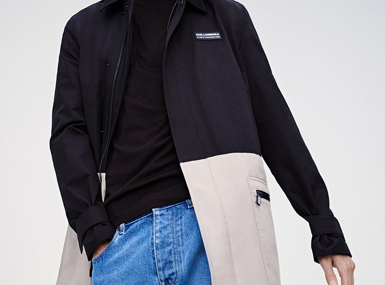 A look from the Karl Lagerfeld men's spring 2021 collection