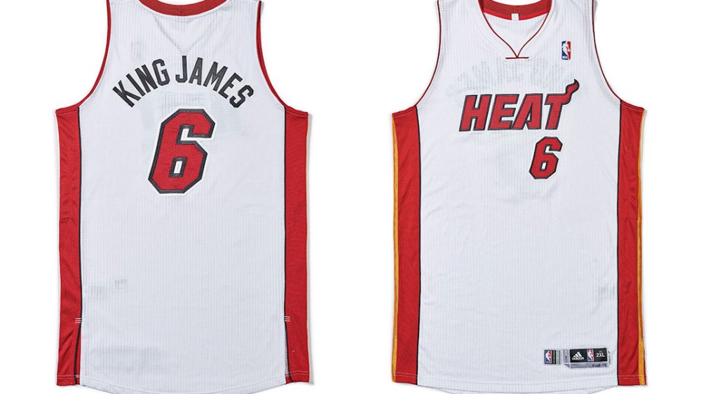 LeBron James 'King James' Miami Heat jersey