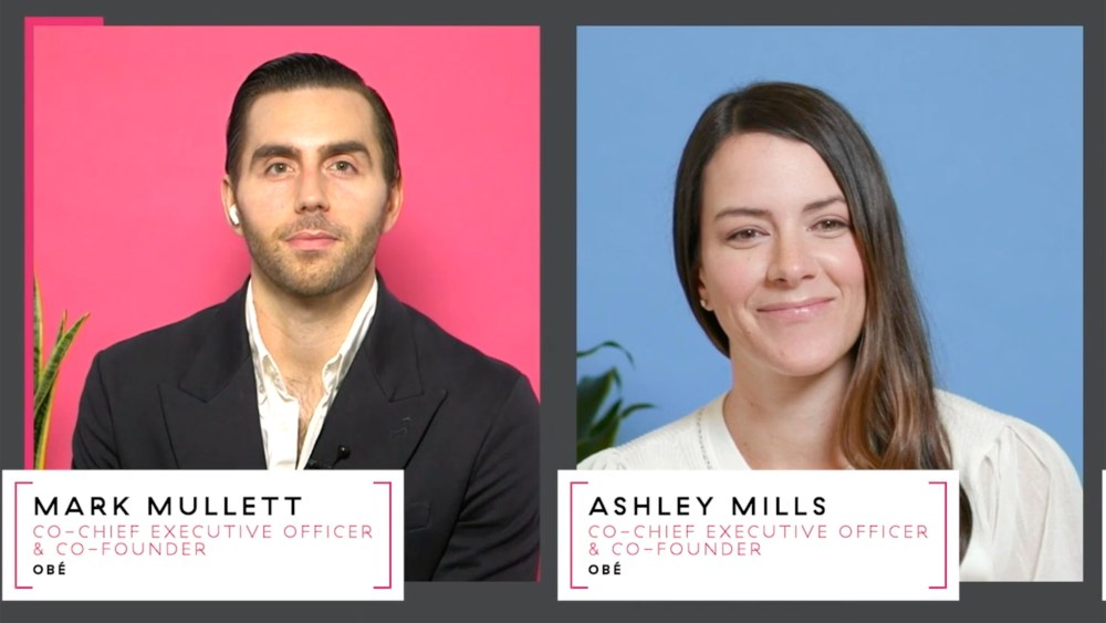 Mark Mullett and Ashley Mills speaking at the Beauty Inc. Wellnes Summit.