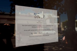 Stores on Melrose Place in Los Angeles experience a drop in popularity due to COVID-19.
