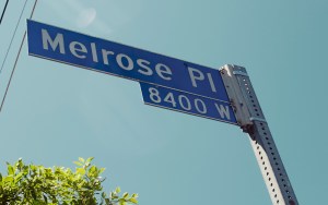 Stores on Melrose Place in Los Angeles experience a drop in popularity due to COVID-19.