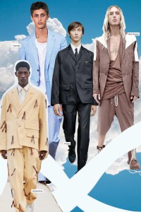 After months of working from home where casual attireand comfort dressing have become the norm, designersare presenting a relaxed and softly constructed suitas the unifying tailoring trend of spring. The range iswide — from Rick Owens’ Goth surfer-inspired suitsfeaturing Larry LeGaspi references to Prada’s Ninetiesminimalistic black-and-white ensembles. The useof Hermès’ ultralight shirt fabrics in their sartorialconstructions and Jacquemus’ beachy aesthetic arehelping to shape the spring 2021 suit as a comfybusiness-ready fashion star. - Alex Badia