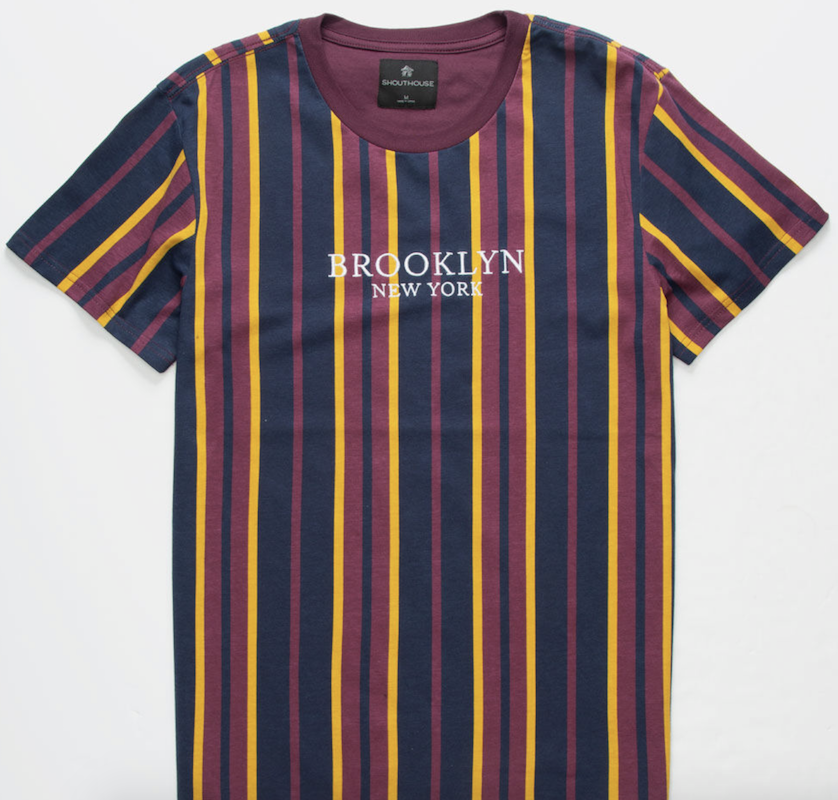Rivet compiled a list of men’s T-shirts that feature stripes, tie dye and other interesting effects that elevate a basic tee.