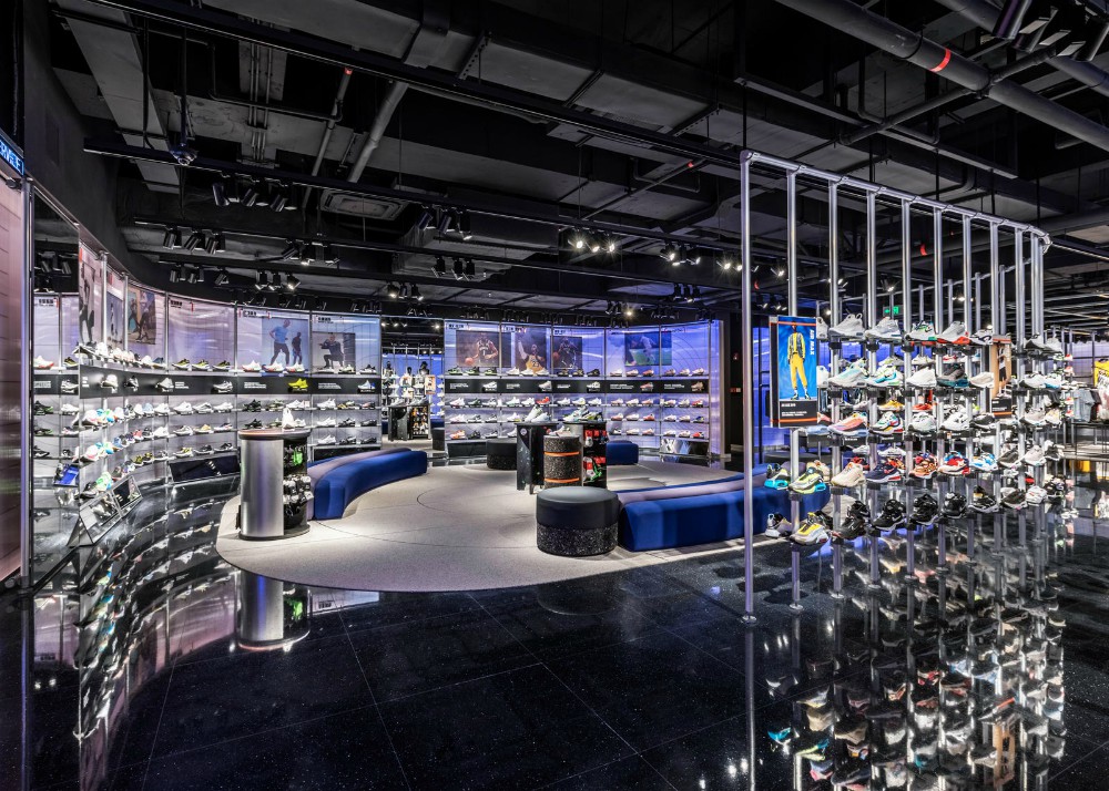 The Nike Rise store opened in Guangzhou, China on Thursday.