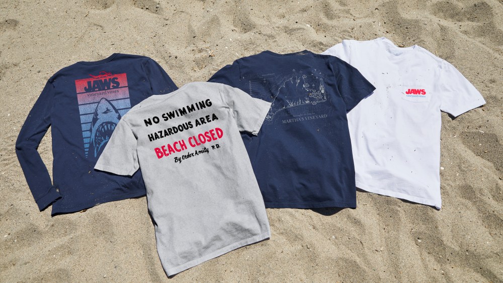 Looks from Vineyard Vines' Jaws collection.