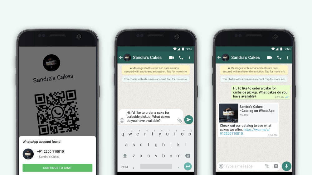 WhatsApp Business Gets QR Codes, External Catalogue Sharing