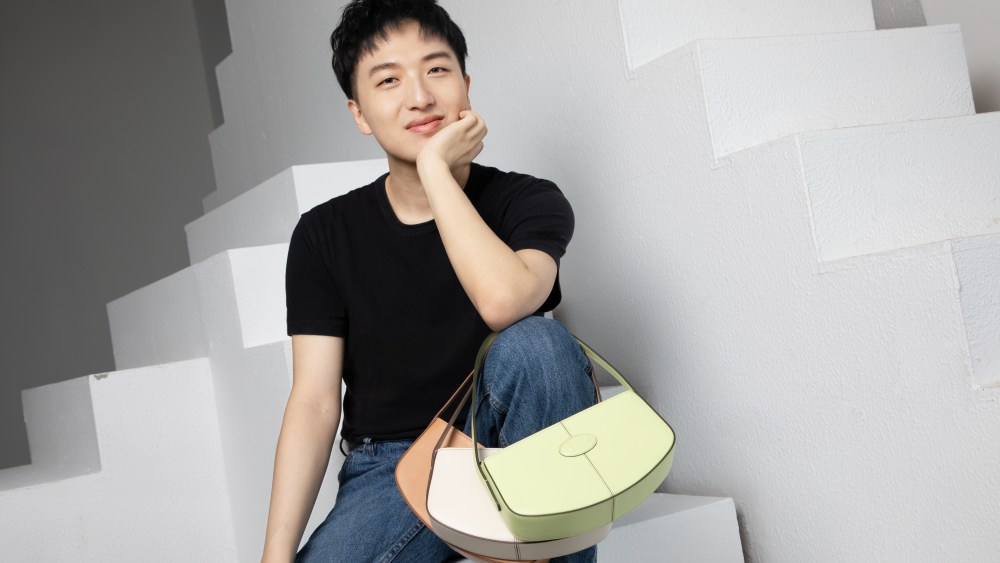 Chinese influencer Mr.bags carrying brand new Tod's bags co-developed with him.