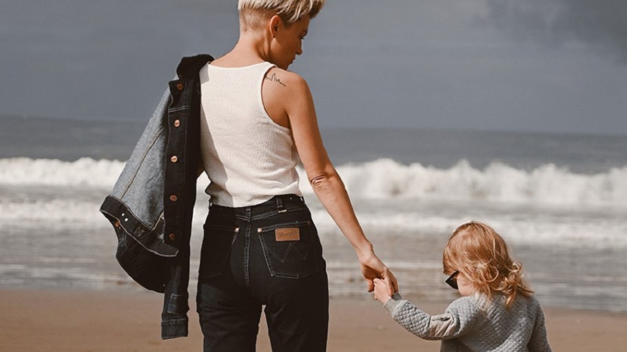 The parent to the Lee and Wrangler denim brands sees a pickup in the second half, after reporting a second-quarter loss and revenue decline.