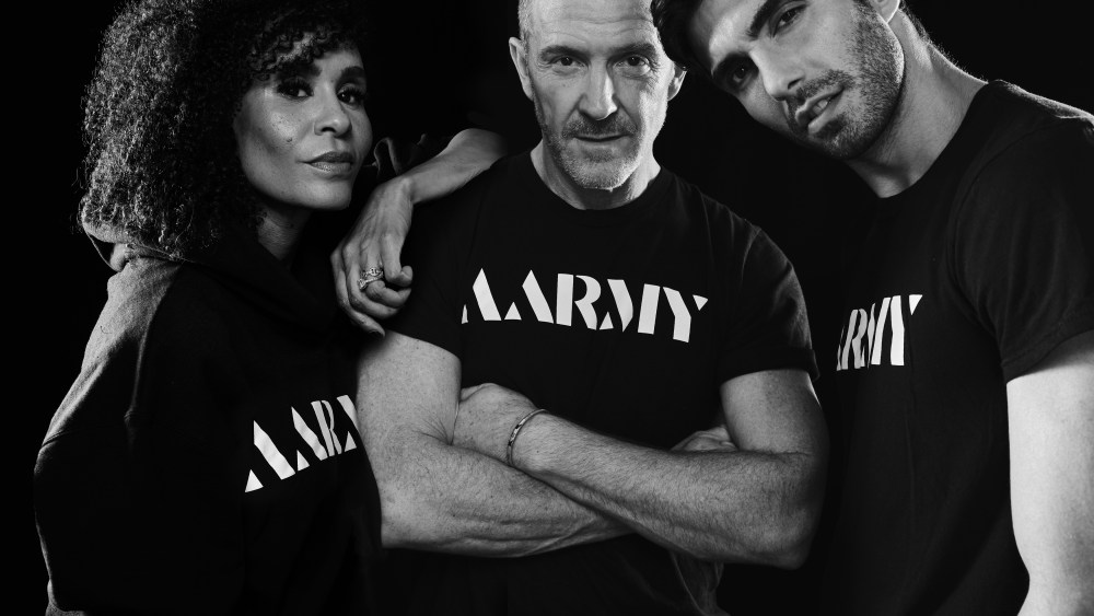 Aarmy founders Angela Manuel-Davis, Trey Laird and Akin Akman.