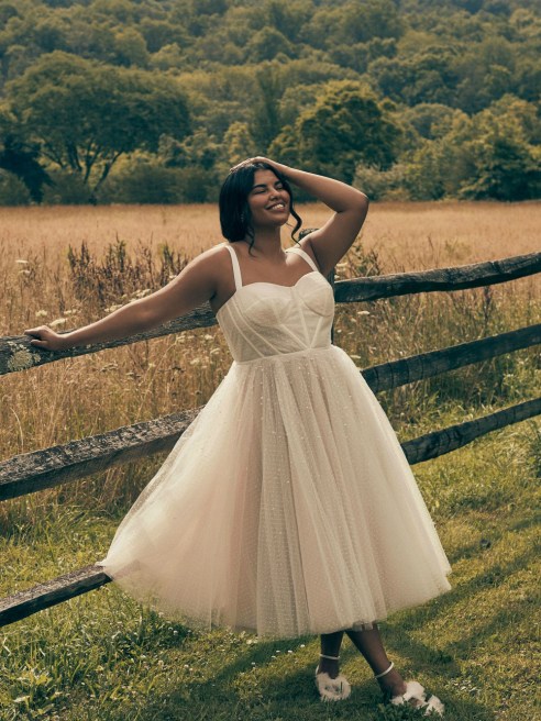 BHLDN's new Plus collection includes sizes up to 26W.