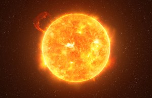 Solar flares could threaten modern life by disrupting satellite technology.