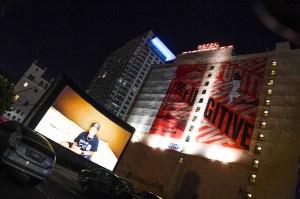 Atmosphere at The  Drive-In at Hotel Figueroa featuring Women Under the Influence, in Los Angeles.