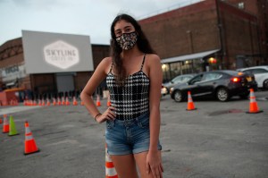Street style at Skyline Drive In NYC.