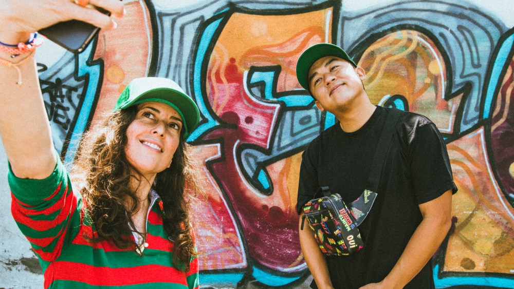 Clare Vivier and Bobby Kim of The Hundreds launch their first collaboration.
