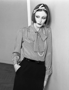 Susan Moncur in Saint Laurent Rive Gauche, Vogue Paris February 1976.