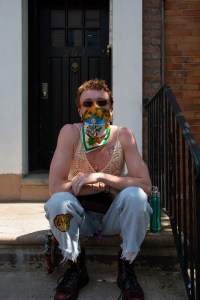 Masks as seen in the streets of Brooklyn, N.Y., and Los Angeles.