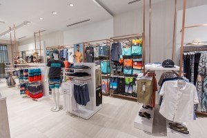 Bikini Village's redesigned store at Promenades St-Bruno shopping center in Montreal.