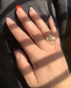 Nail artist Alicia Torello, manicurist to the likes of Anne Hathaway, leads the celeb-fronted charge on partial manicures.