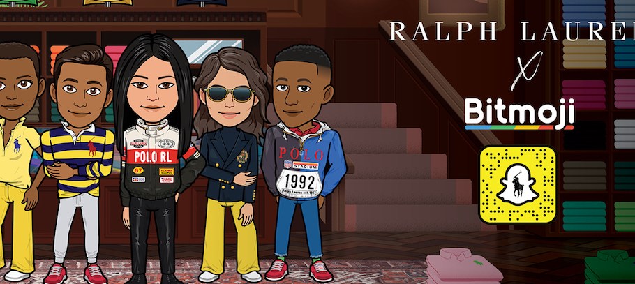Ralph Lauren partners with Snap Inc. to offer branded digital fashion for Bitmoji avatars and activate branded street art in U.S. cities.