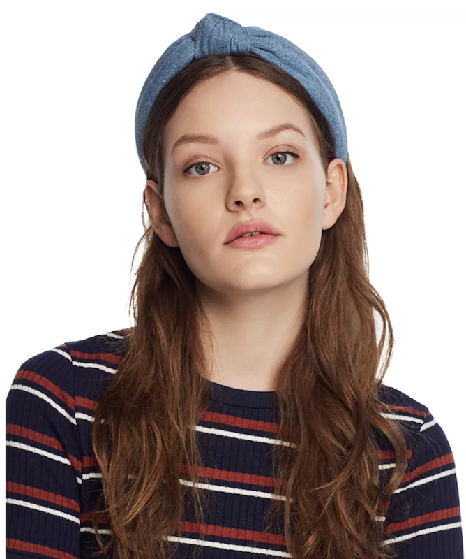 Rivet rounded up some of the ways to wear summer denim in the form of accessories like denim shoes, bags and hats.